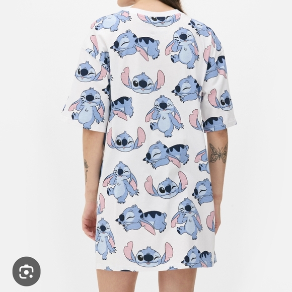 Disney Lilo & Stitch Night gown, oversized night shirt Pajama Plus size 18/20 2X - Picture 11 of 16
